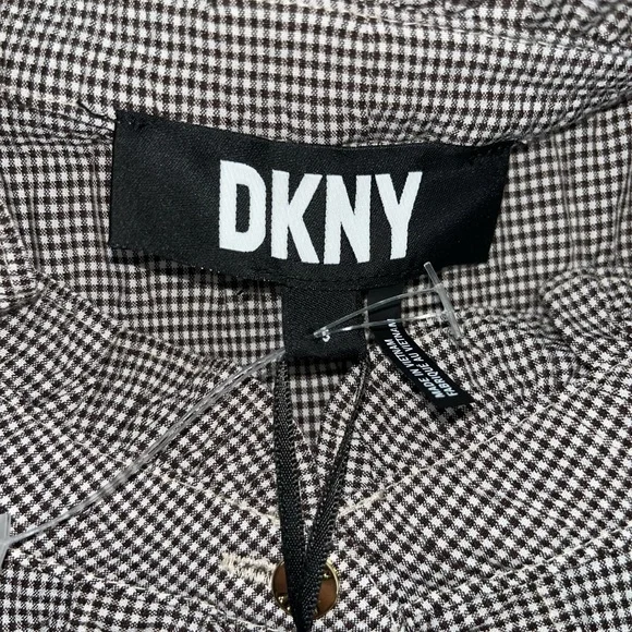 DKNY Women's Ruffle Sleeve Top - Gray - Picture 3 of 6